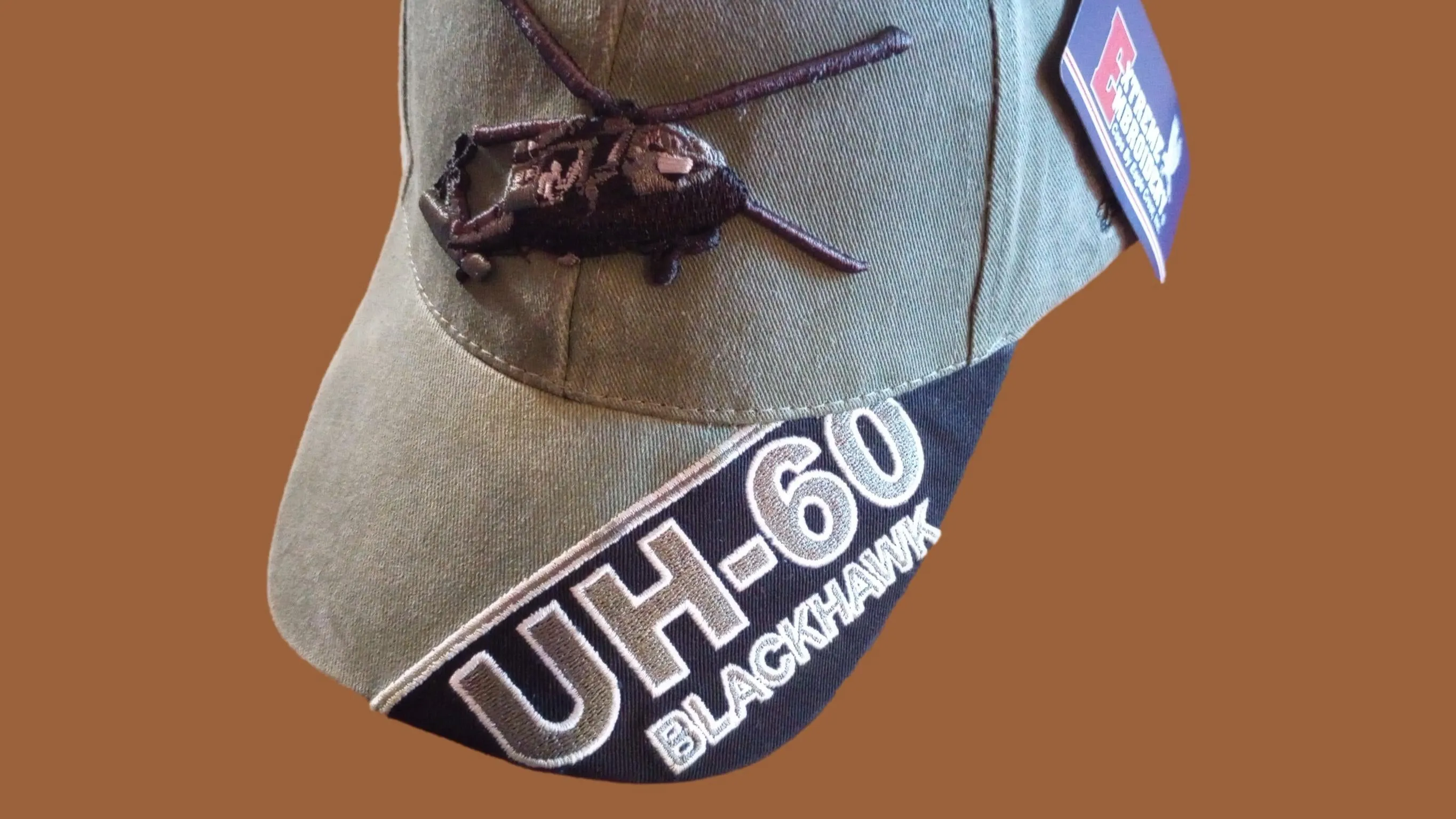 ARMY UH-60 BLACKHAWK HAT EMBROIDERED MILITARY BALL CAP STONE WASHED