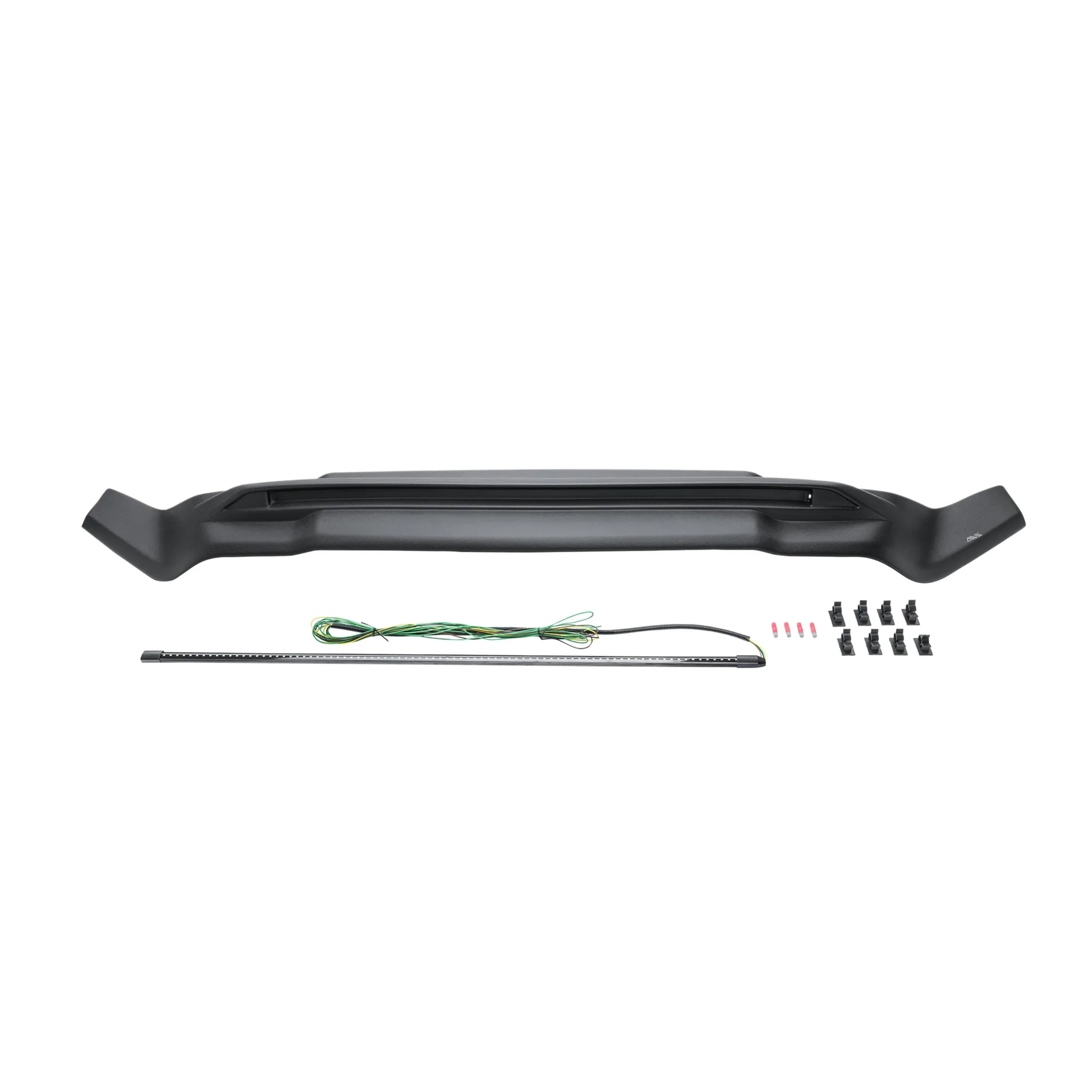 Auto Ventshade Aeroskin Lightshield Pro Bug Deflector - Stick-On - Black - Dodge Ram Fullsize Truck 2019-22 953189