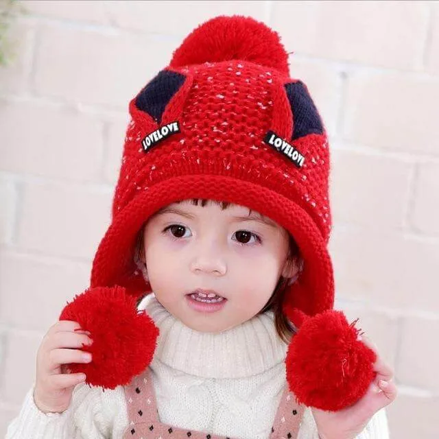 Baby Girl Earflaps hat
