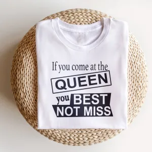 Best Not Miss - Relaxed  Fit Tee - Black Logo