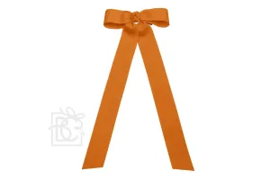 Beyond Creations Girls Grosgrain Bow with Streamer Tails - Ginger