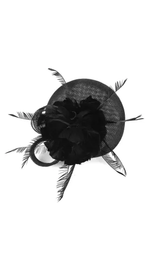 BLACK TOPPER FEATHER FASCINATORS