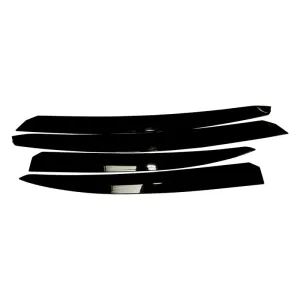 Blox Racing 06-11 Honda Civic Sedan Door Sun Visors OEM Style Smoked Acrylic 4pcs - BXPP-26101-1