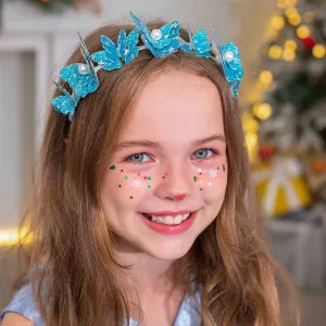 Blue Butterfly Headband | Pearl Hair Band for Girls