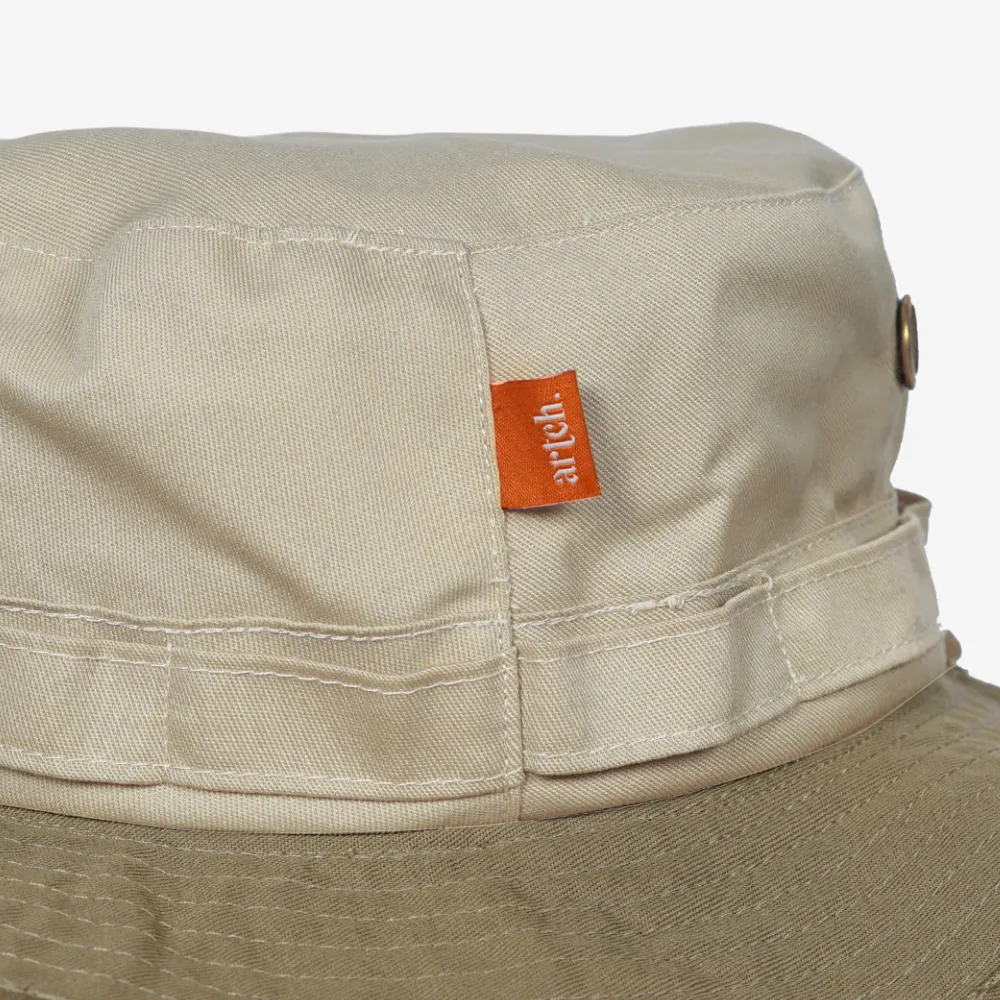 CAPS AND HATS - RIMBA COKLAT CREAM