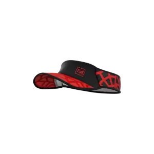 Compressport Spiderweb Ultralight Visor - Red/Black