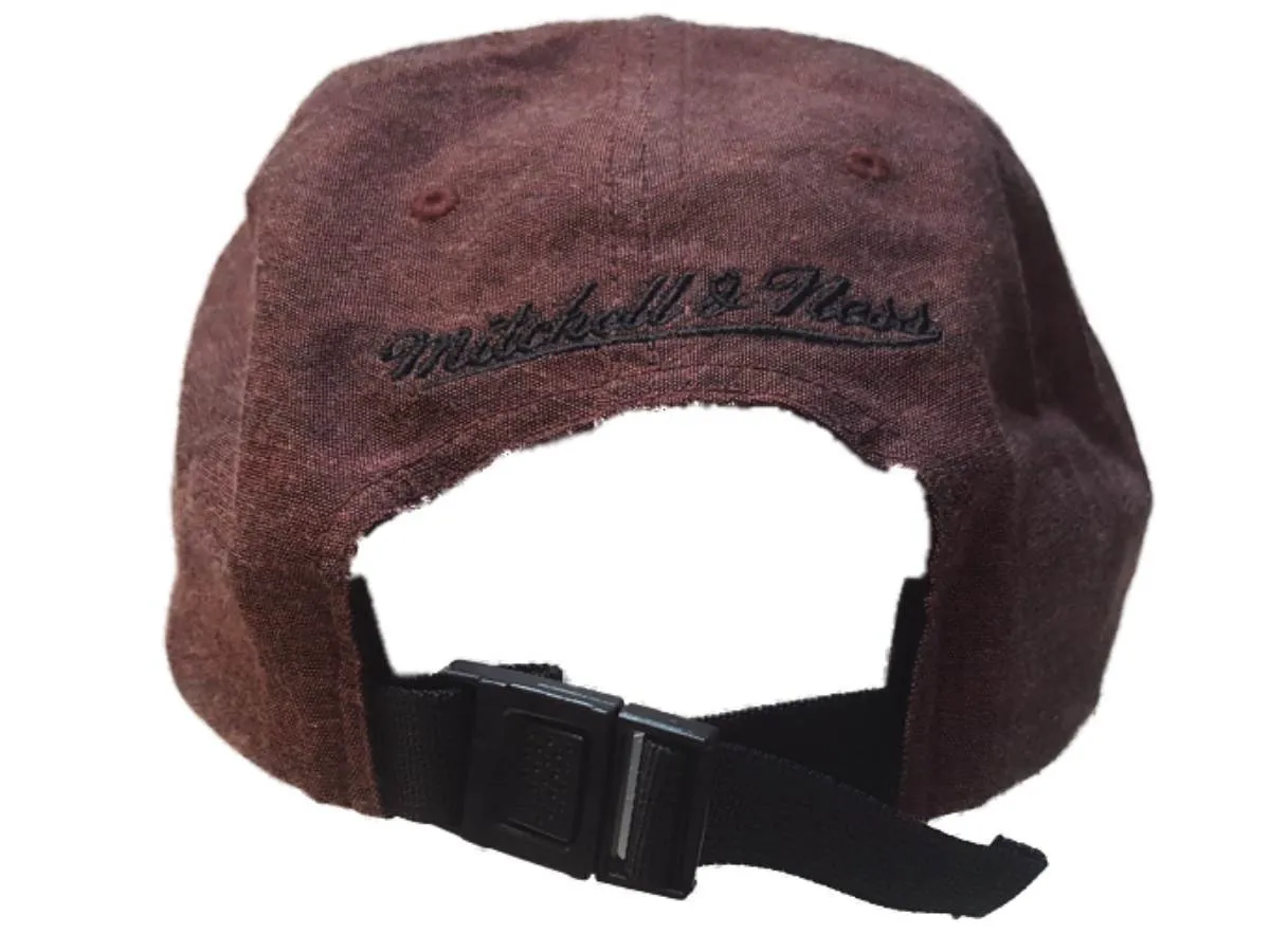 D.C. United Mitchell & Ness Maroon Slouch Flat Bill Painter Style Adjust Hat Cap