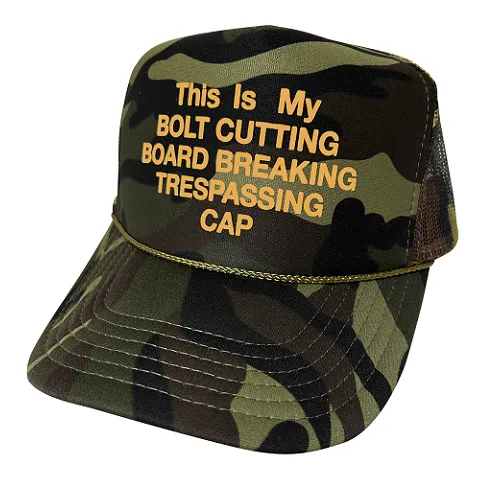 Deathwish Snapback Mesh Hat Trespassing
