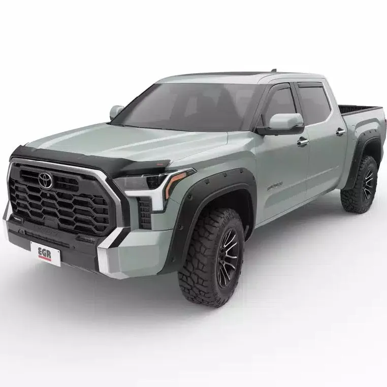 EGR Matte Black In-Channel Window Deflectors | 2022-2025 Toyota Tundra