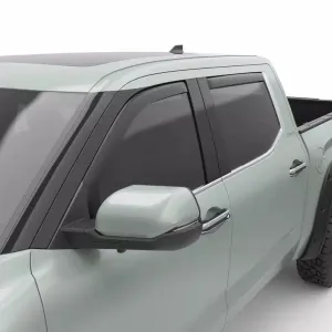 EGR Matte Black In-Channel Window Deflectors | 2022-2025 Toyota Tundra