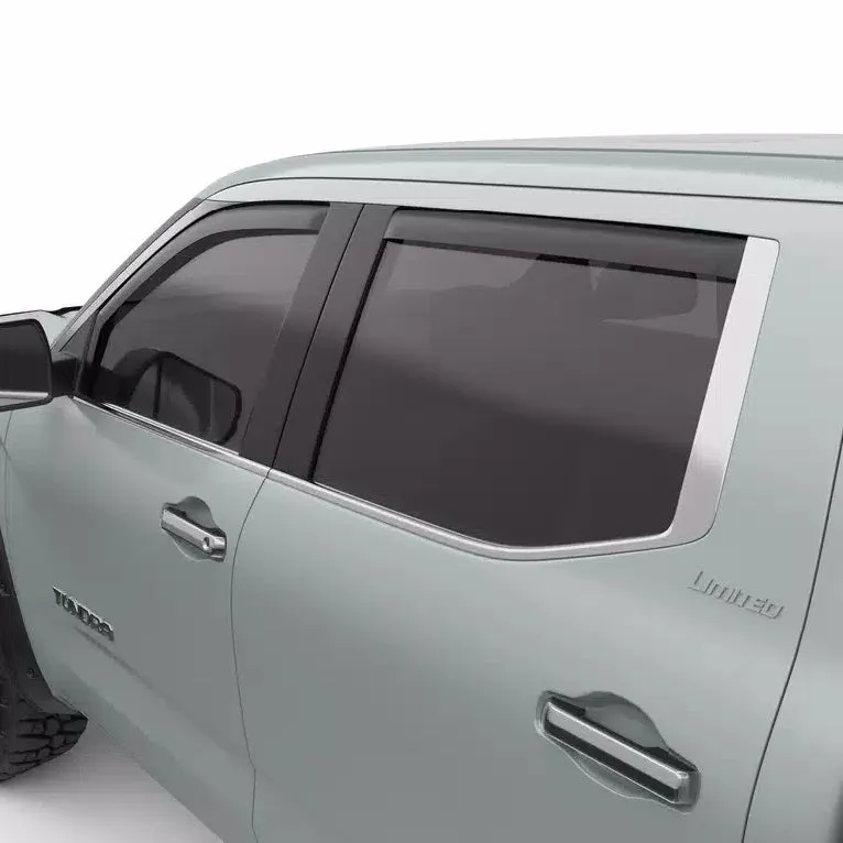 EGR Matte Black In-Channel Window Deflectors | 2022-2025 Toyota Tundra