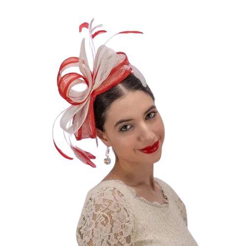 Ella | Two Tone Sinamay Fascinator