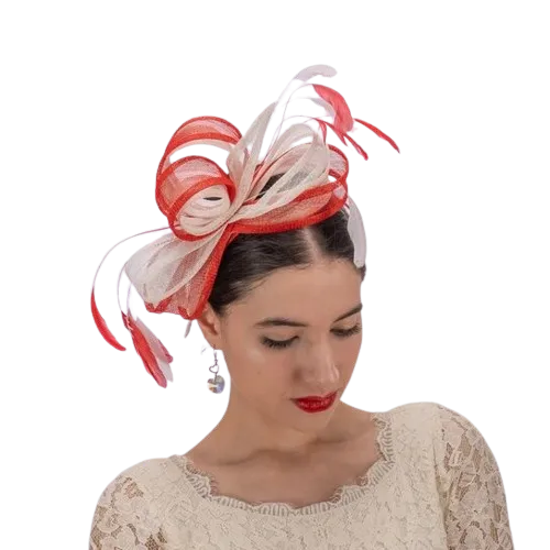 Ella | Two Tone Sinamay Fascinator