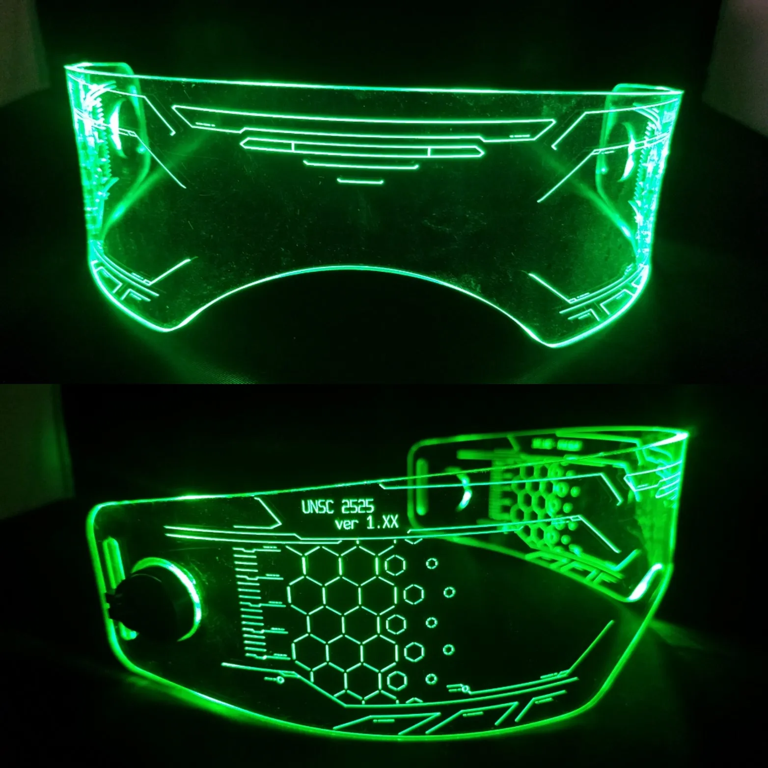 Fursona Sized Warchief color changing Visors