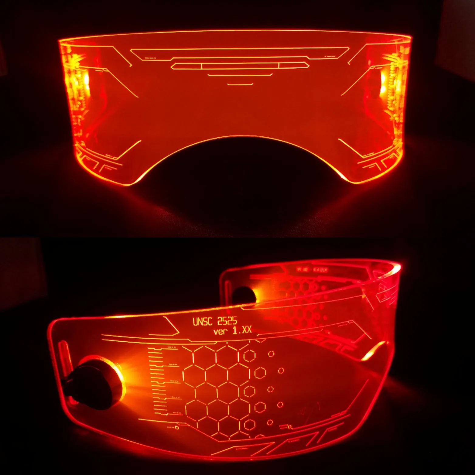 Fursona Sized Warchief color changing Visors