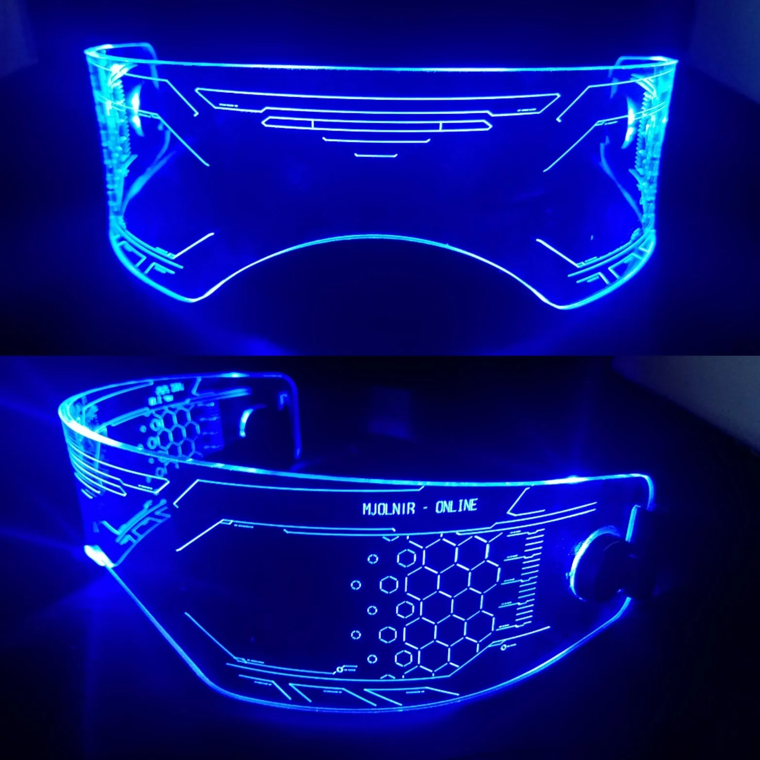 Fursona Sized Warchief color changing Visors