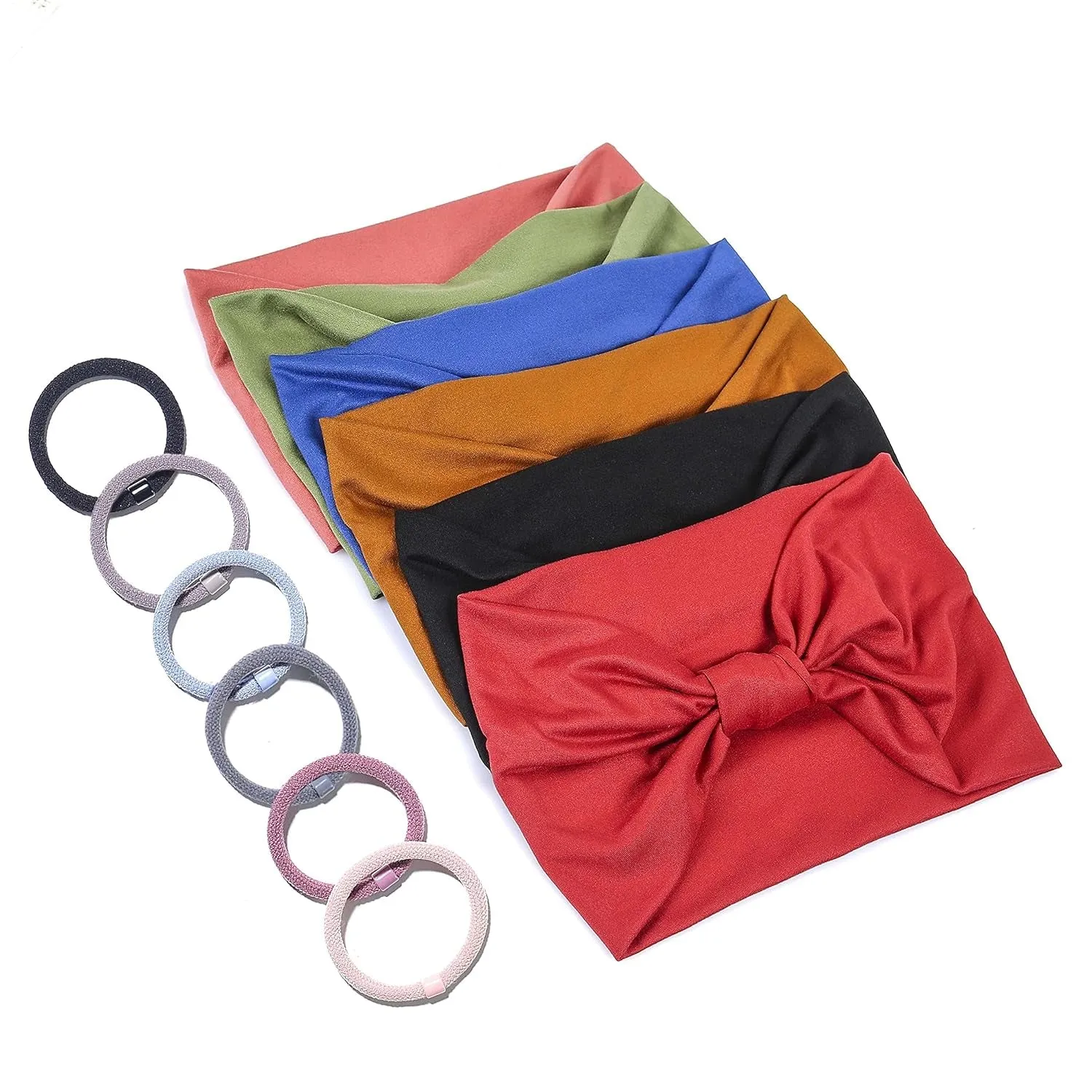 GiLi 6-Pack Wide Headbands for Women – Non-Slip, Soft, Stylish Fit