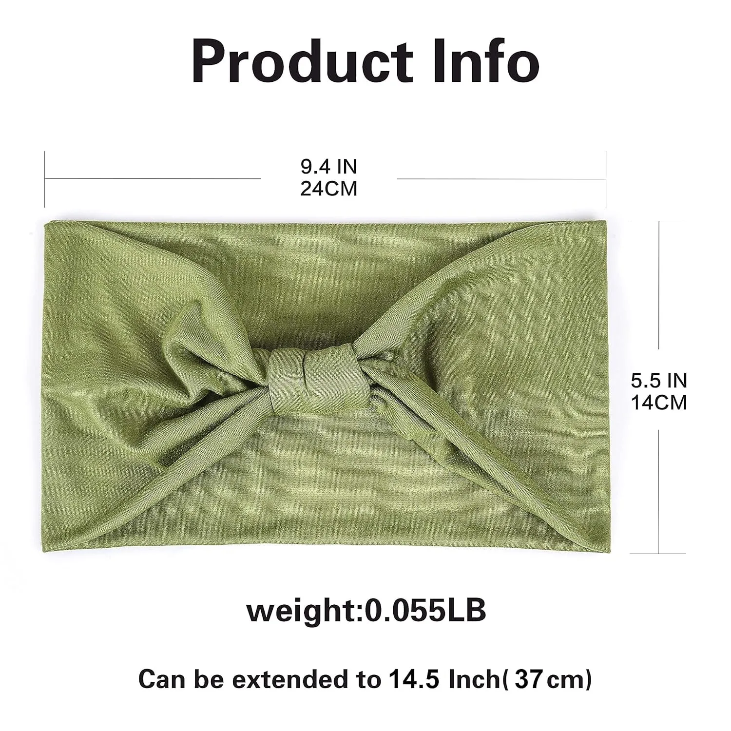 GiLi 6-Pack Wide Headbands for Women – Non-Slip, Soft, Stylish Fit