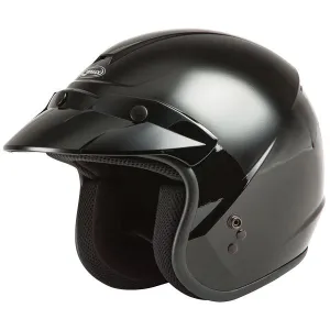 GMAX * OF-2 Open Face Helmet in Black - 490-220*