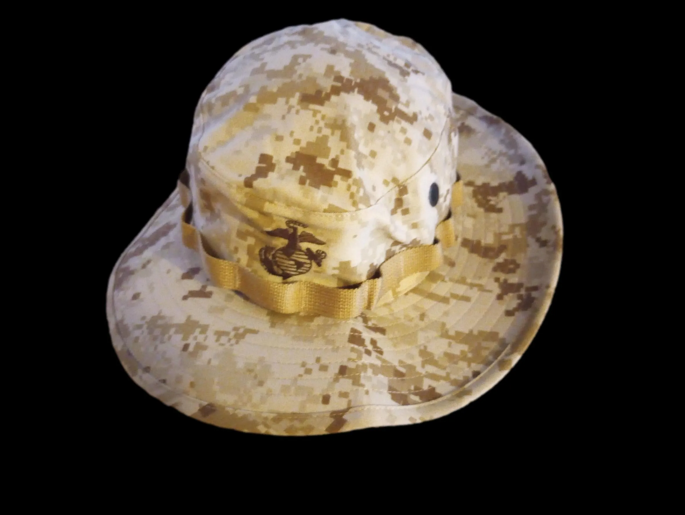 MARINE CORPS BOONIE HAT USMC DIGITAL DESERT MARPAT CAMOUFLAGE 7.25 MEDIUM USA