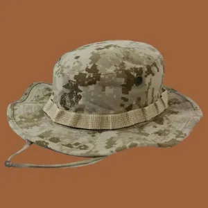 MARINE CORPS BOONIE HAT USMC DIGITAL DESERT MARPAT CAMOUFLAGE 7.25 MEDIUM USA