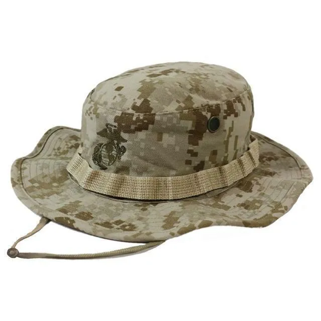 MARINE CORPS BOONIE HAT USMC DIGITAL DESERT MARPAT CAMOUFLAGE 7.25 MEDIUM USA