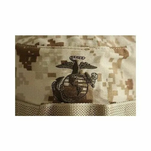 MARINE CORPS BOONIE HAT USMC DIGITAL DESERT MARPAT CAMOUFLAGE 7.25 MEDIUM USA