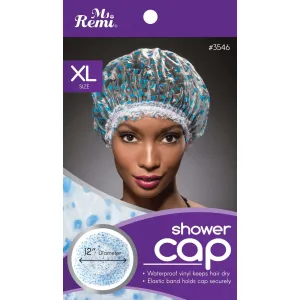 Ms. Remi Shower Cap XL Blue Dot