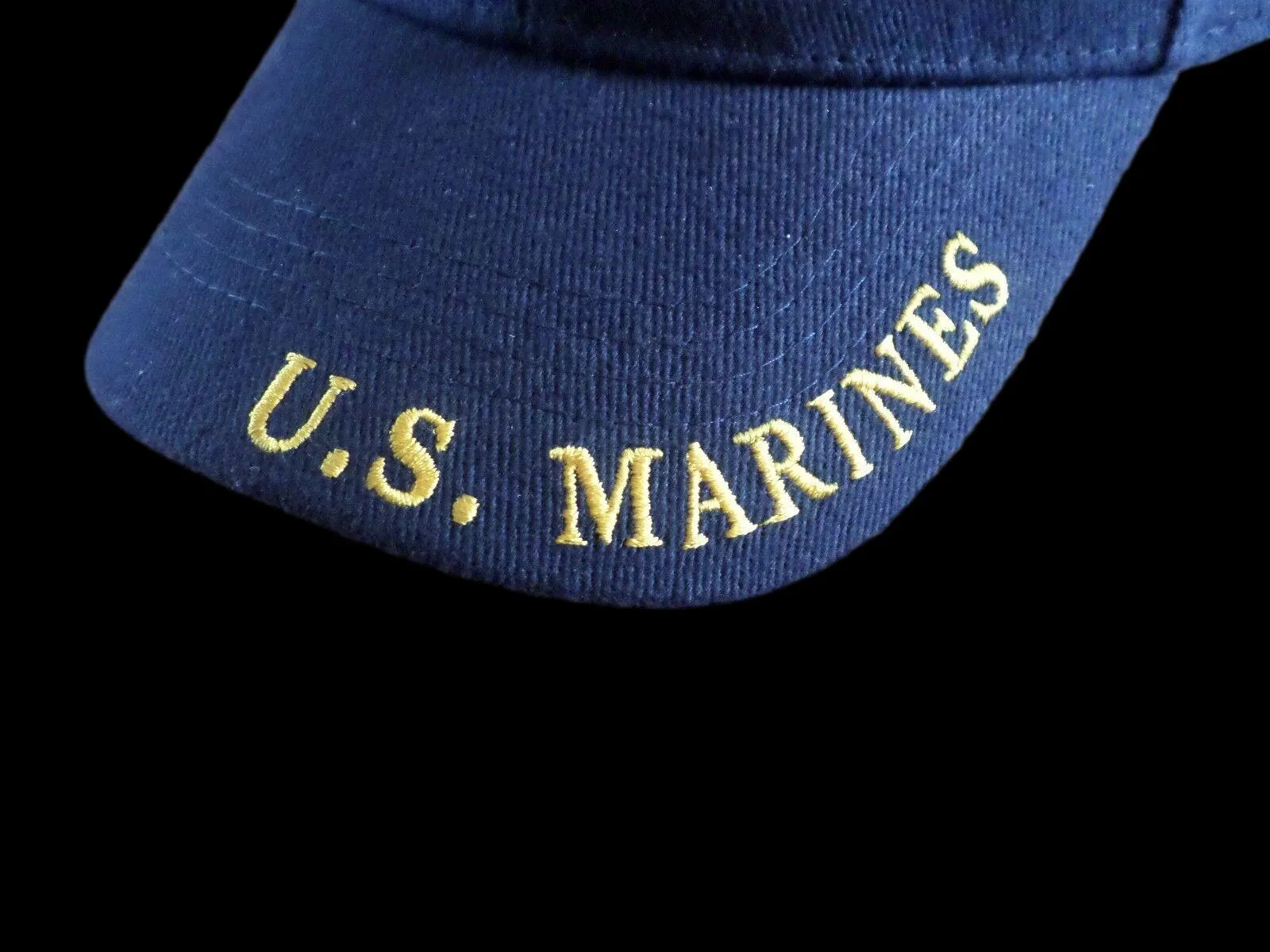 NEW U.S MILITARY MARINE CORPS EMBROIDERED BLUE HAT CAP OFFICIAL LICENSED HATS