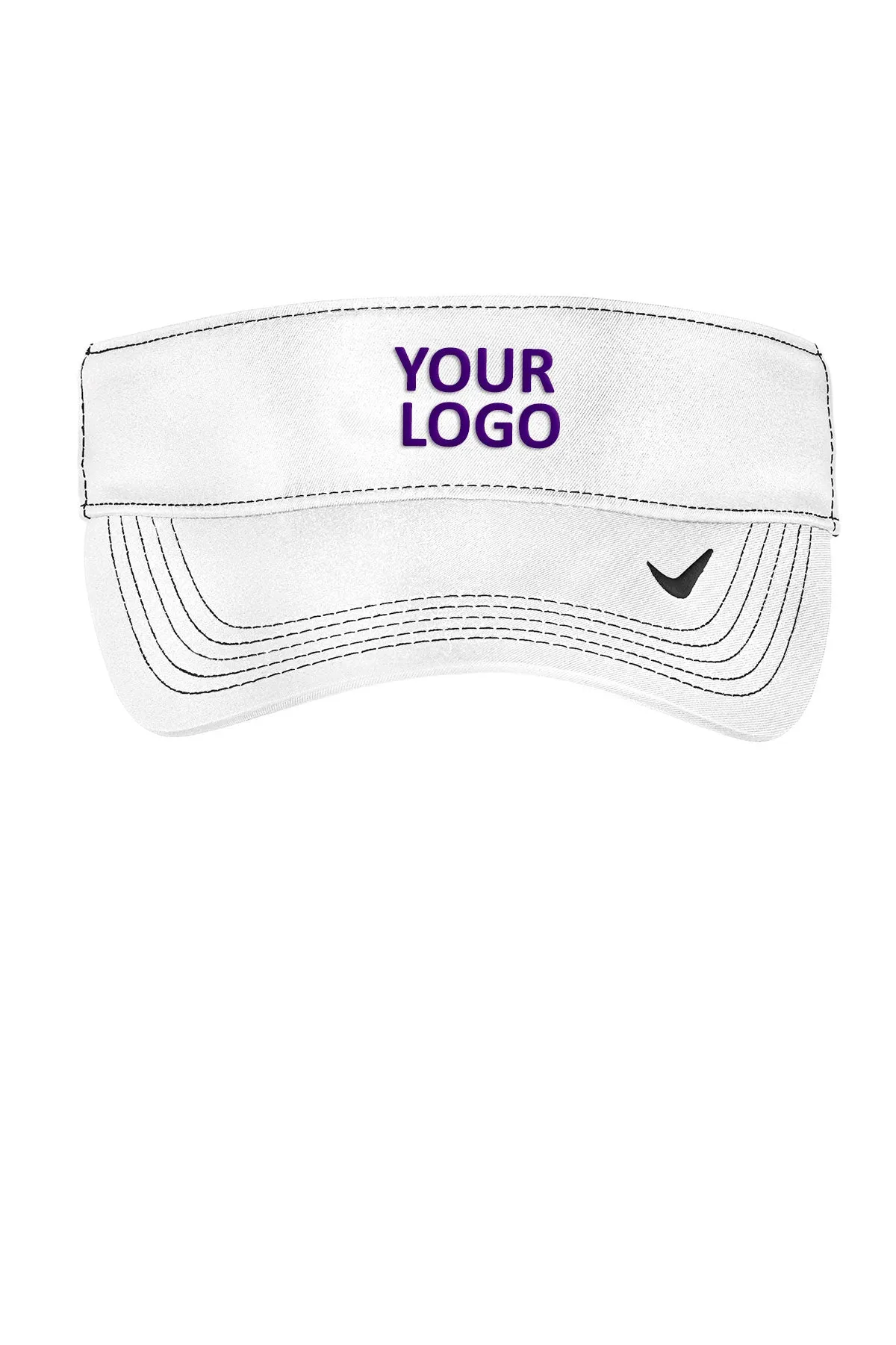 Nike Dri-FIT Swoosh Custom Visors, White