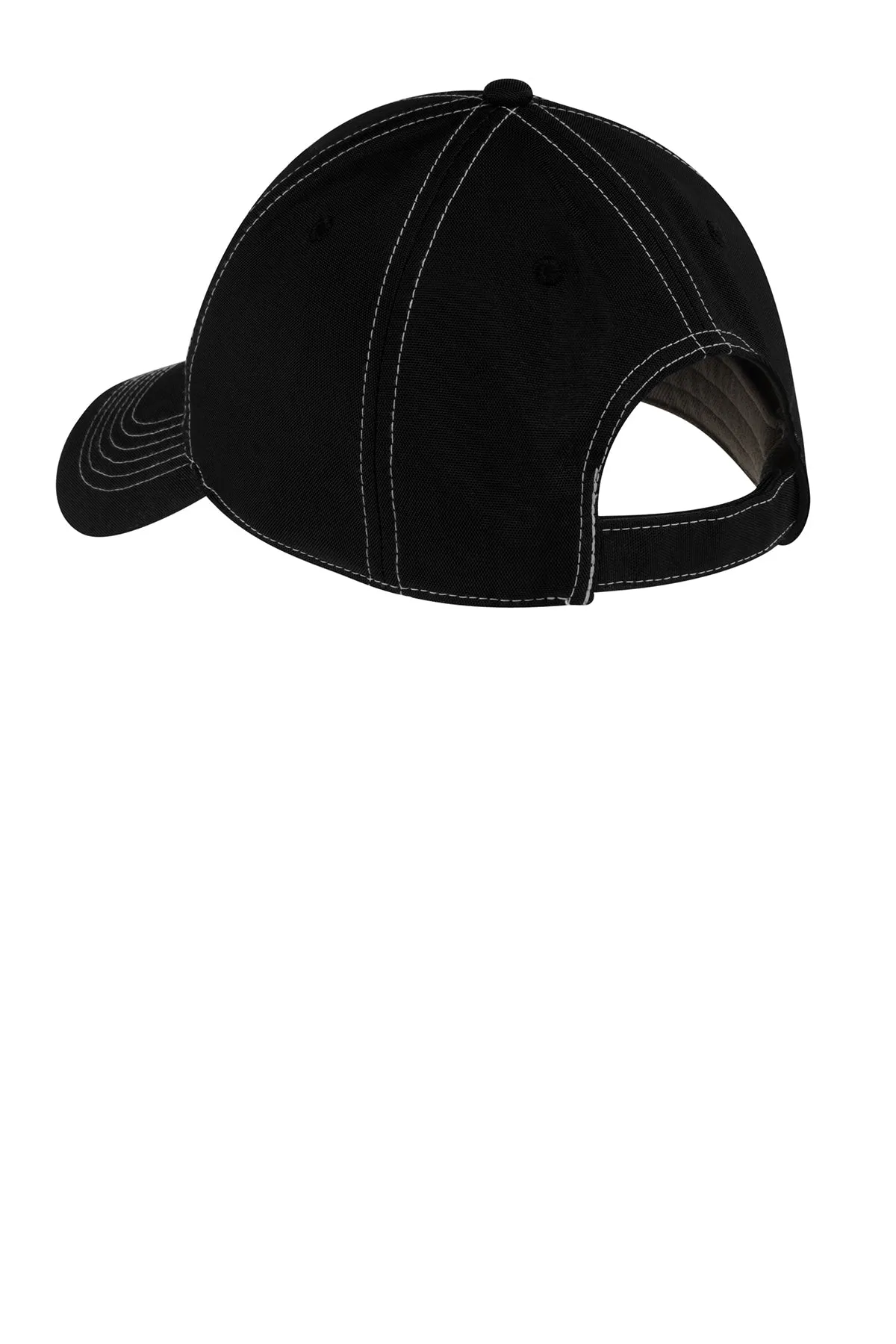 Nike Swoosh Front Customized Caps, Black