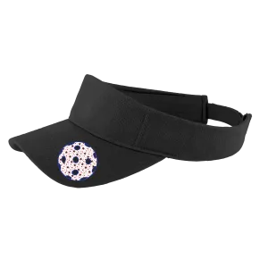 Patriotic Star Pickleball (Customizable) | Pickleball Visors | Moisture Wicking 100% Polyester