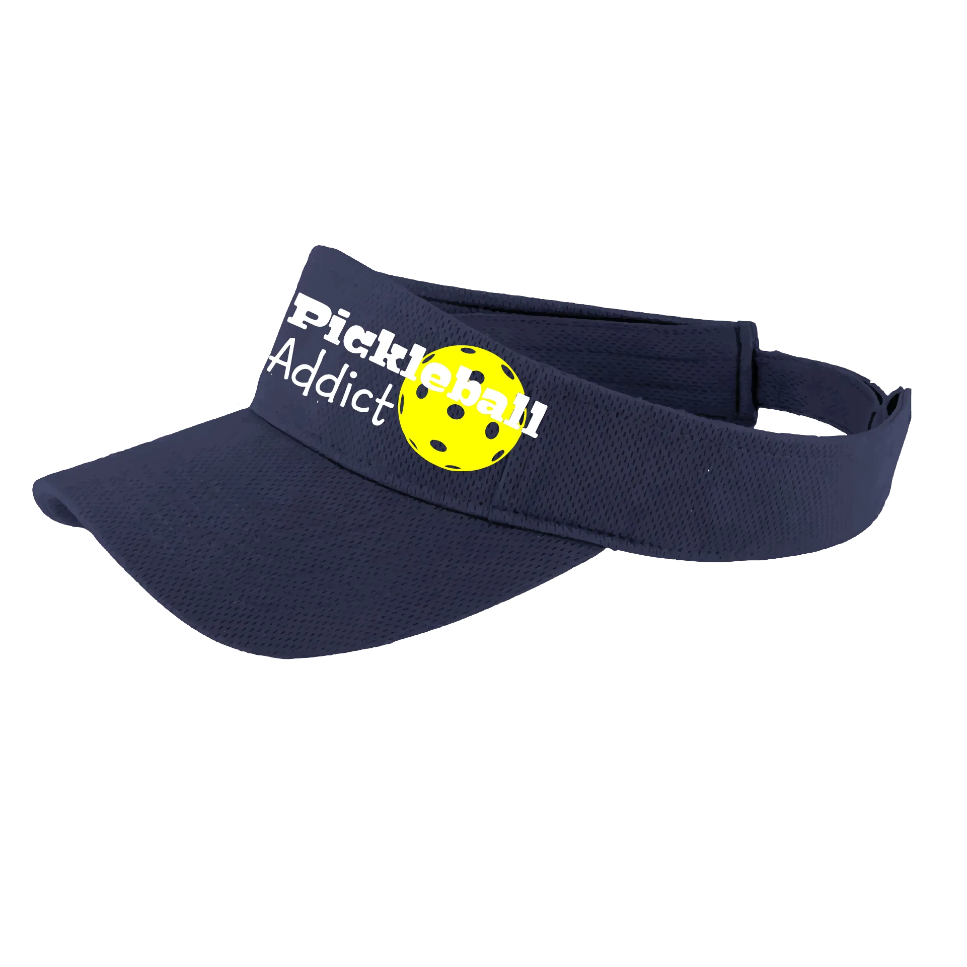 Pickleball Addict | Pickleball Visors | Moisture Wicking 100% Polyester