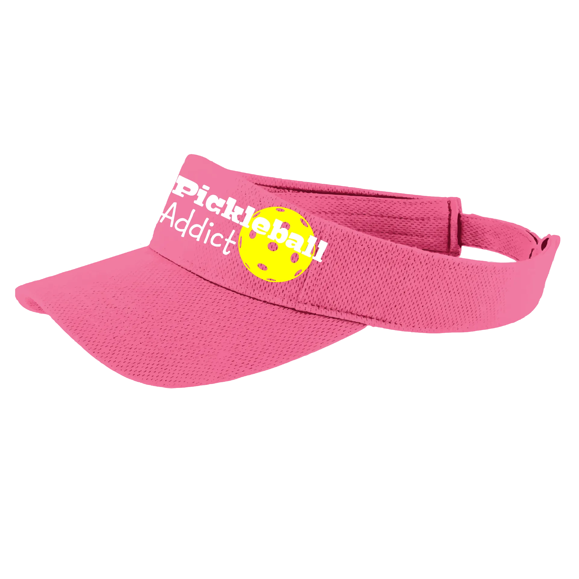 Pickleball Addict | Pickleball Visors | Moisture Wicking 100% Polyester