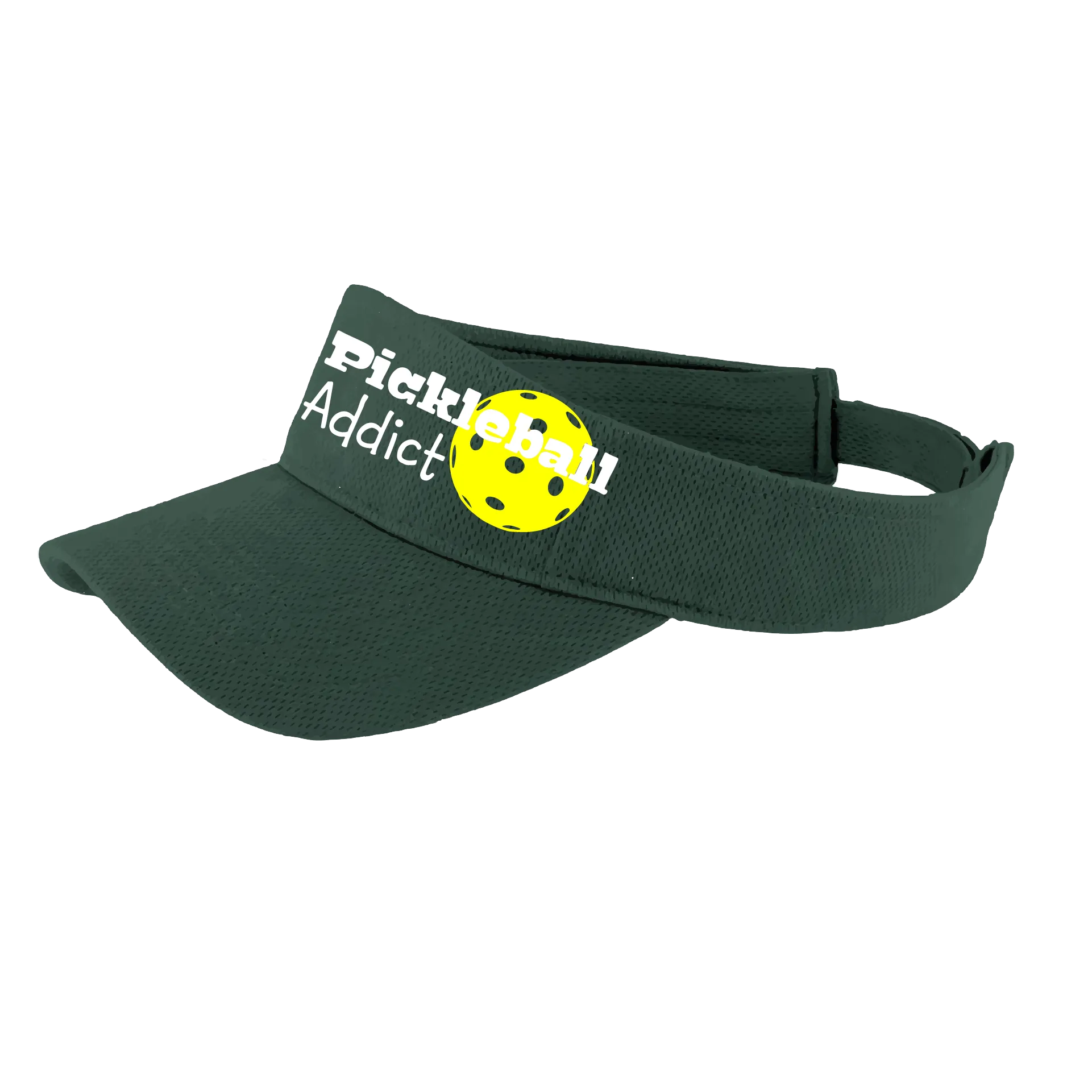 Pickleball Addict | Pickleball Visors | Moisture Wicking 100% Polyester