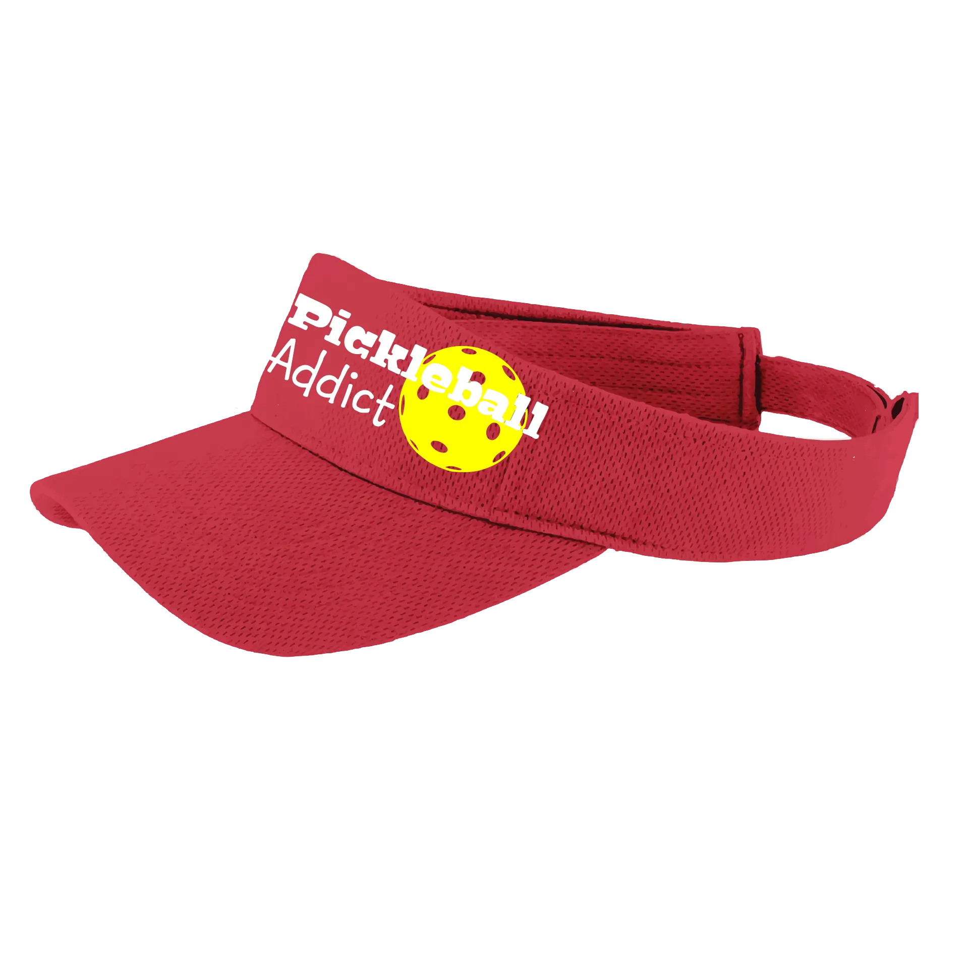 Pickleball Addict | Pickleball Visors | Moisture Wicking 100% Polyester