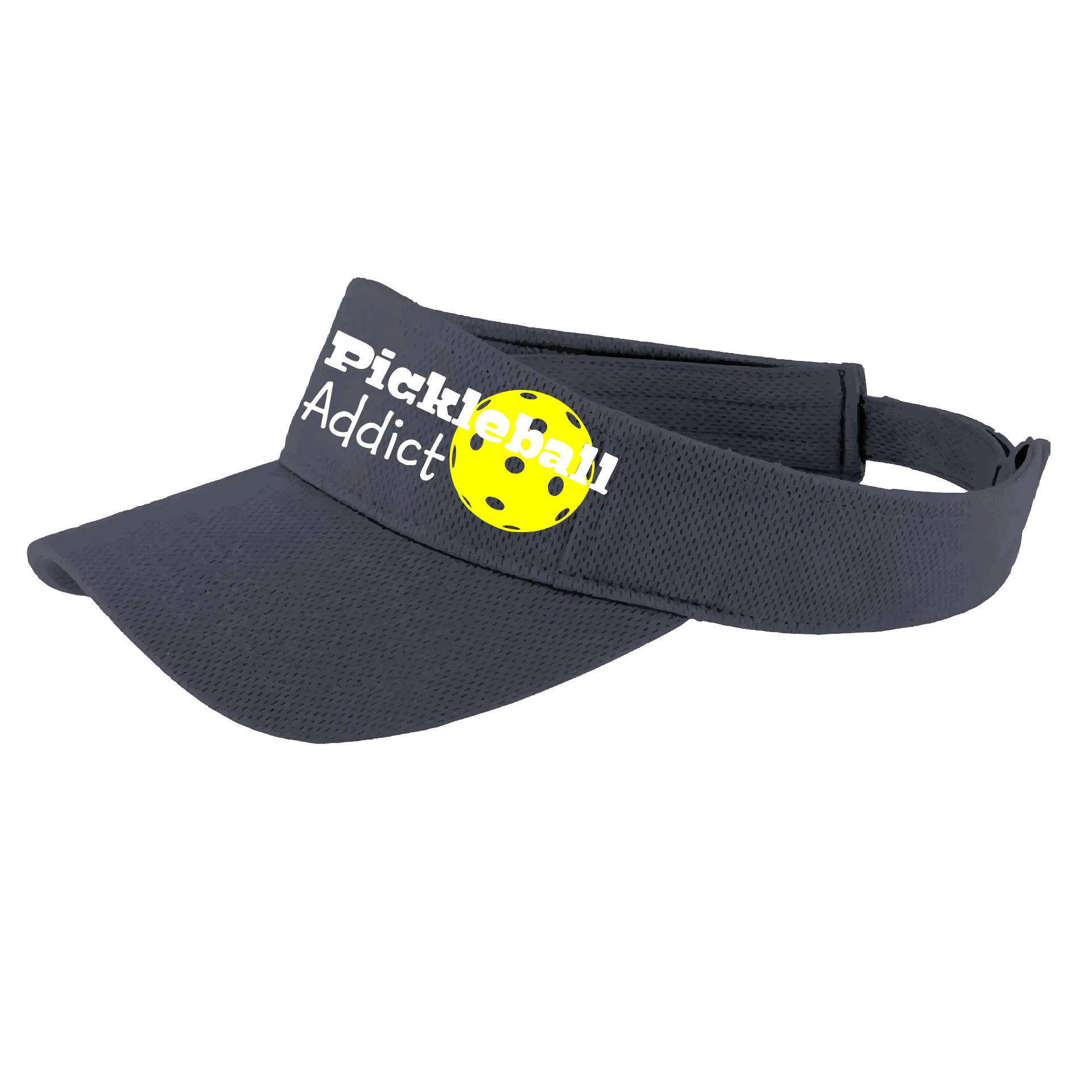 Pickleball Addict | Pickleball Visors | Moisture Wicking 100% Polyester