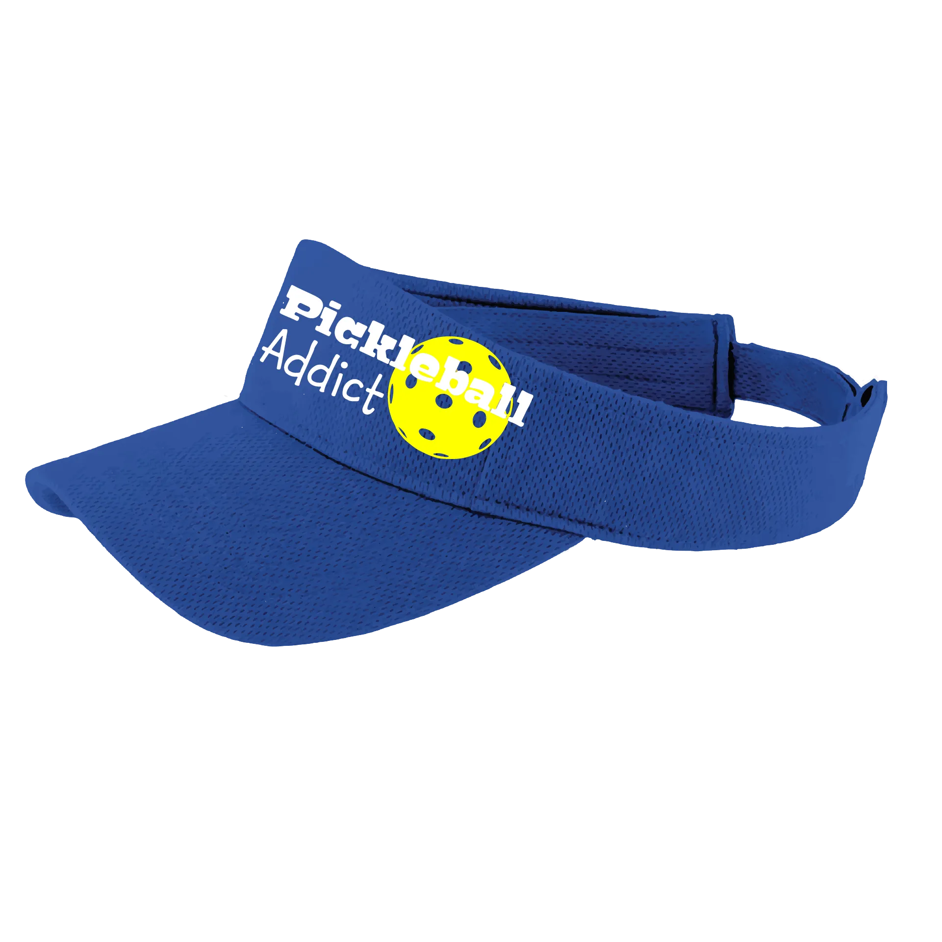 Pickleball Addict | Pickleball Visors | Moisture Wicking 100% Polyester