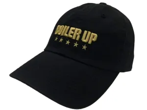 Purdue Boilermakers 5 Star Military Boiler Up Black Relax Adjustable Hat Cap