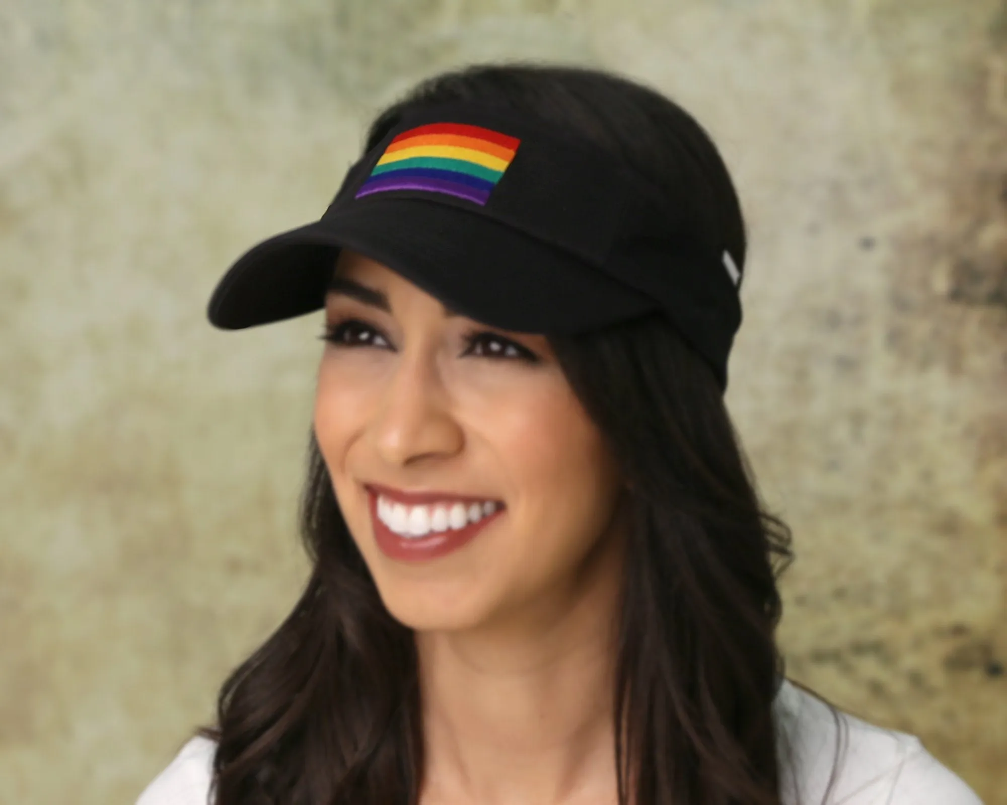 Rainbow Flag Visors in Black