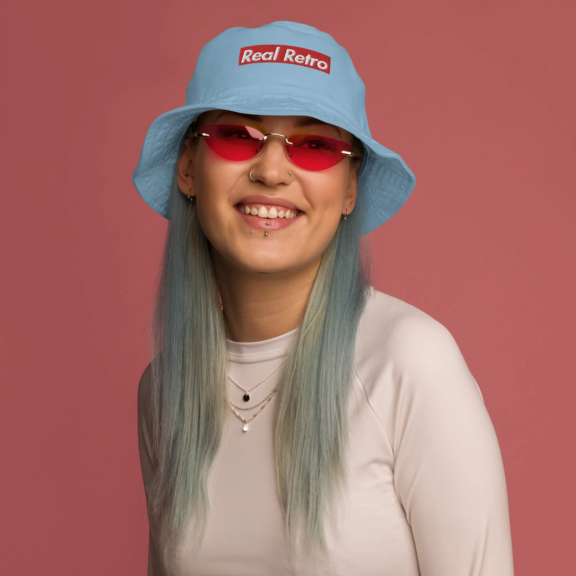 Real Retro Organic bucket hat