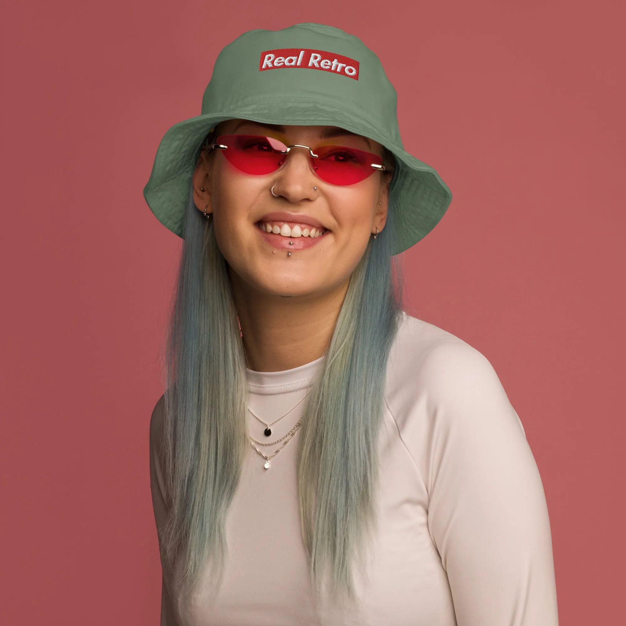 Real Retro Organic bucket hat