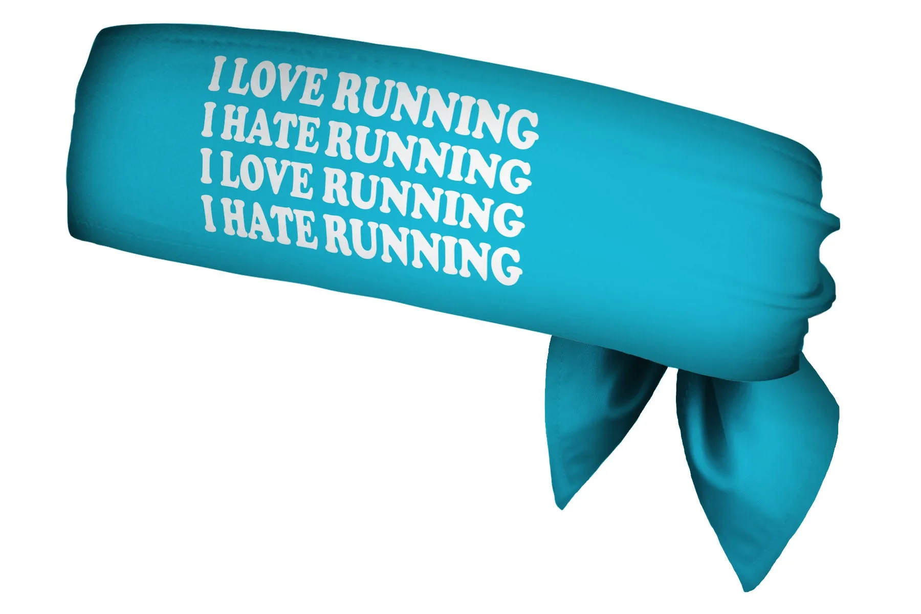 REVERSIBLE iRun/Love Hate Running Head Tie (SKU 2108 HTB)