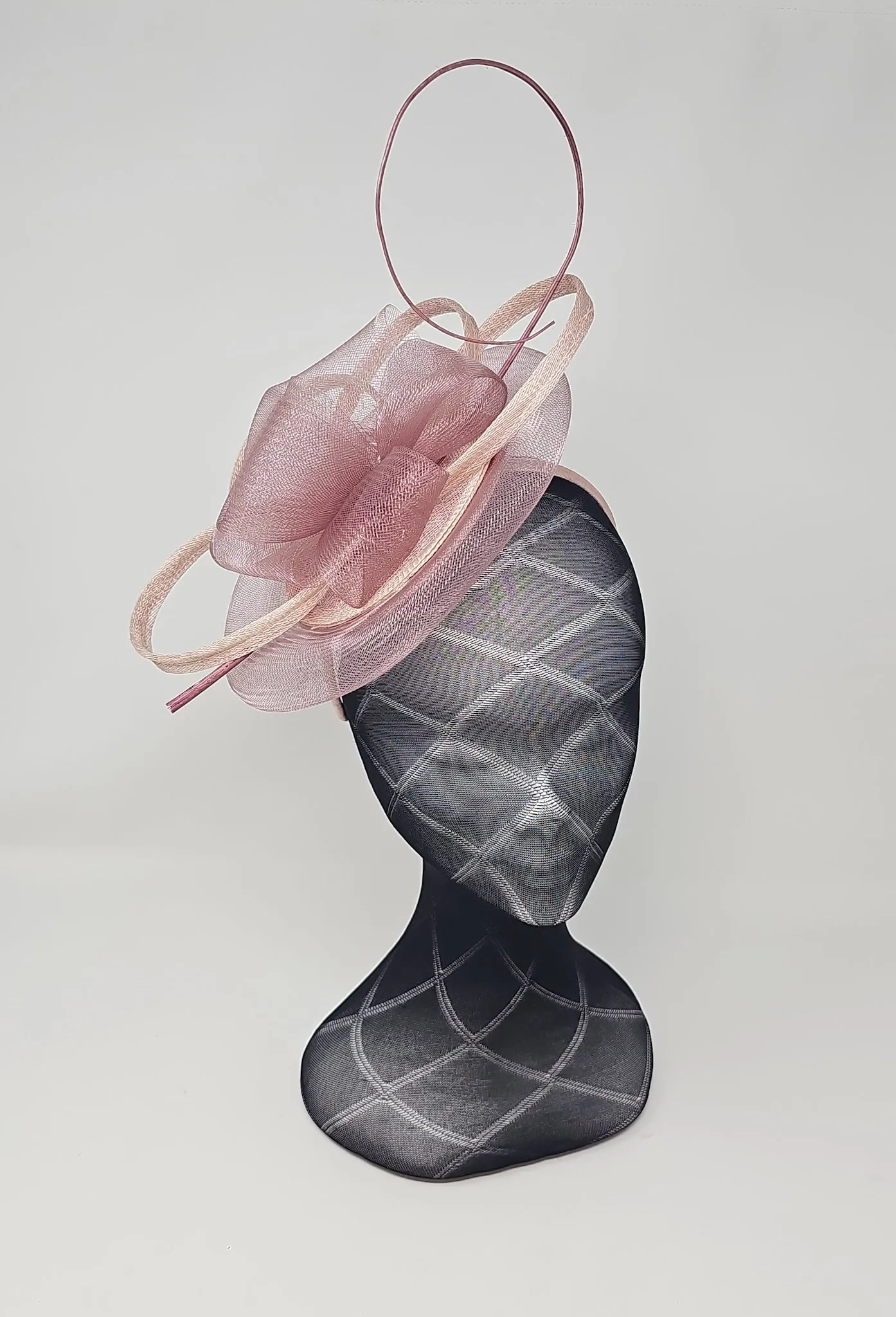 Rose Pink Halo Hairband Fascinator