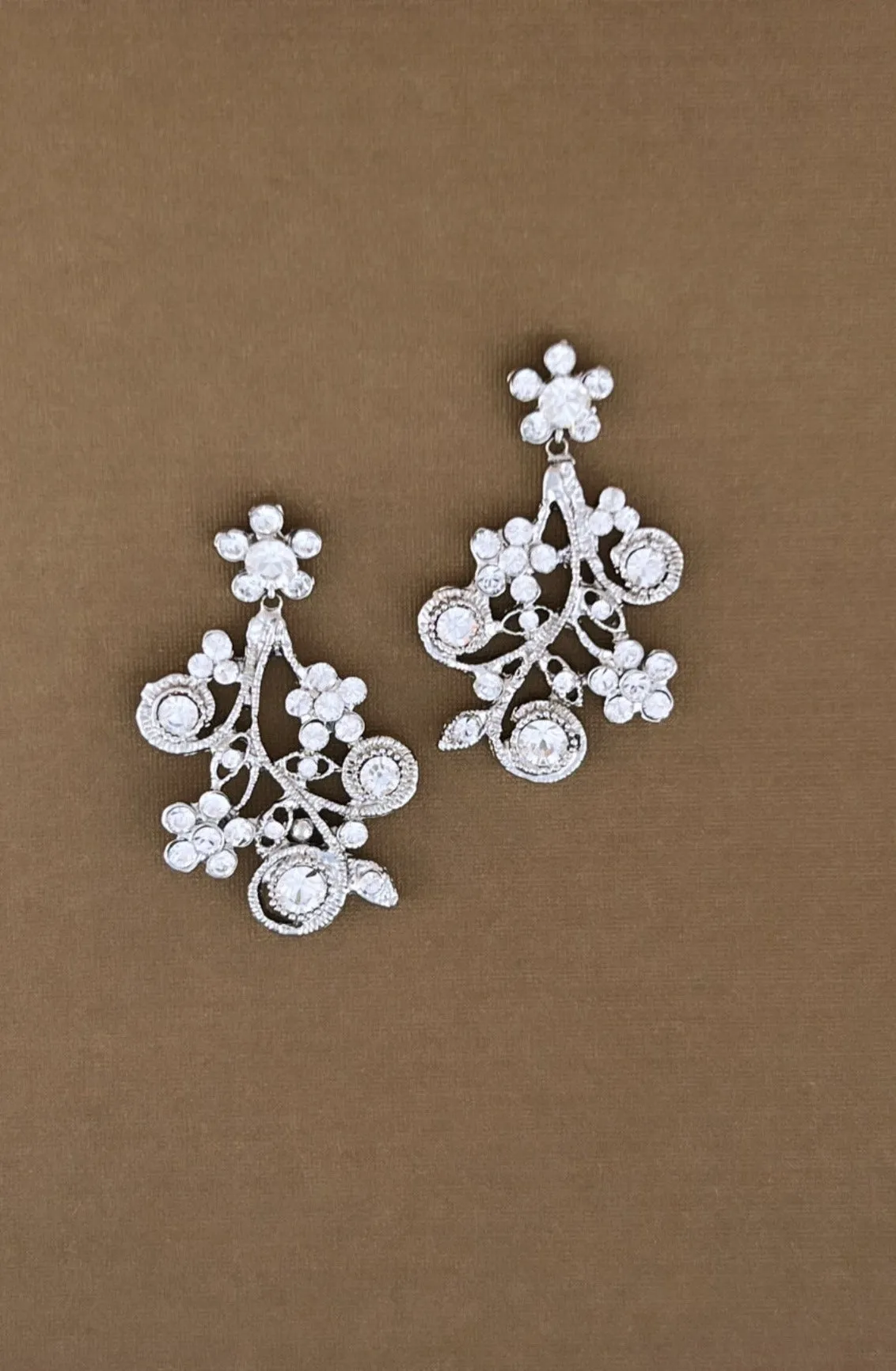 RUMI Earrings, Earrings with Swarovski Crystals