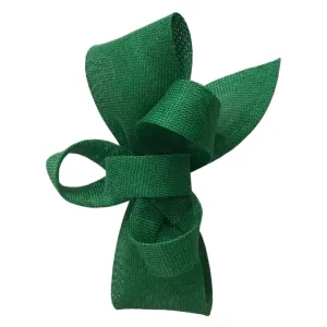 Sinamay Bow Headband Fascinator - Green
