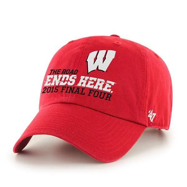 Wisconsin Badgers 47 Brand 2015 Indianapolis Final Four Relax Adjustable Hat Cap
