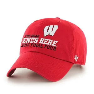 Wisconsin Badgers 47 Brand 2015 Indianapolis Final Four Relax Adjustable Hat Cap