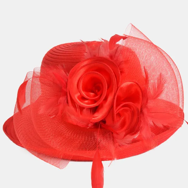 Women Church Kentucky Derby Dress Hats S608