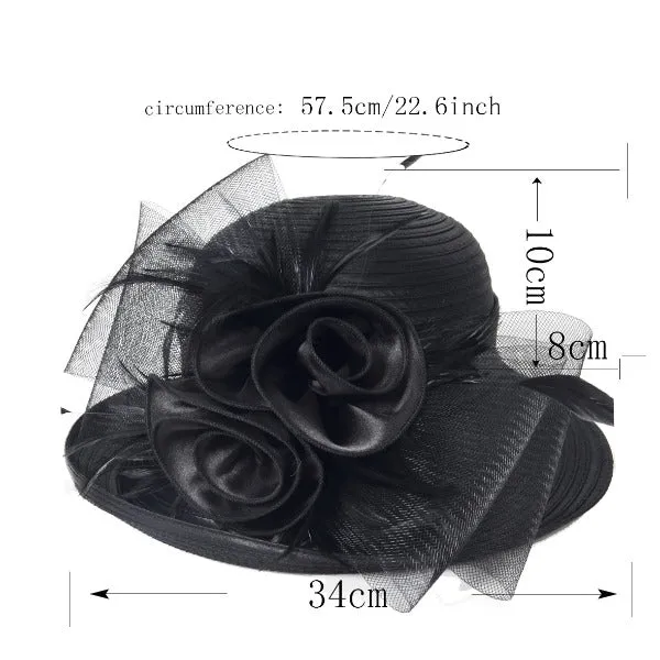 Women Church Kentucky Derby Dress Hats S608